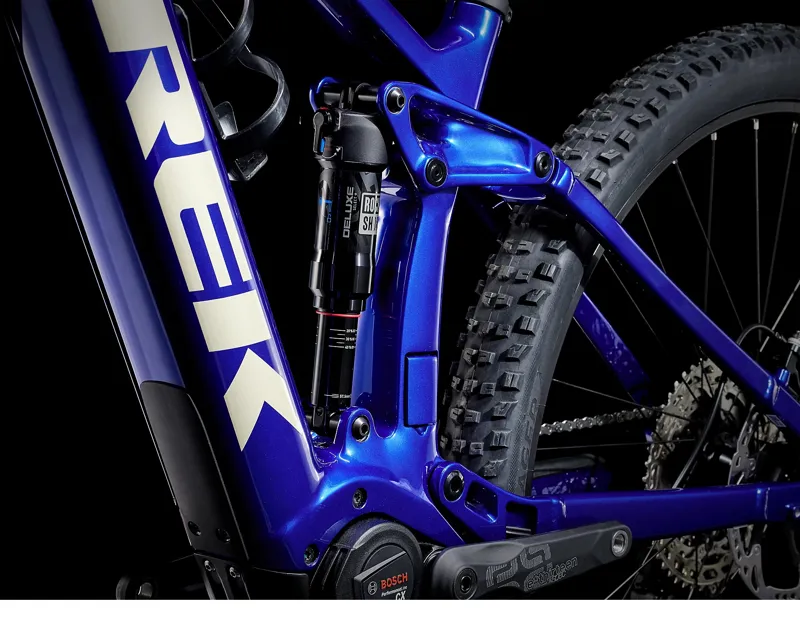 Trek Rail 9.5 Gen 4 Electric Mountain Bike in Hex Blue Size Small-4